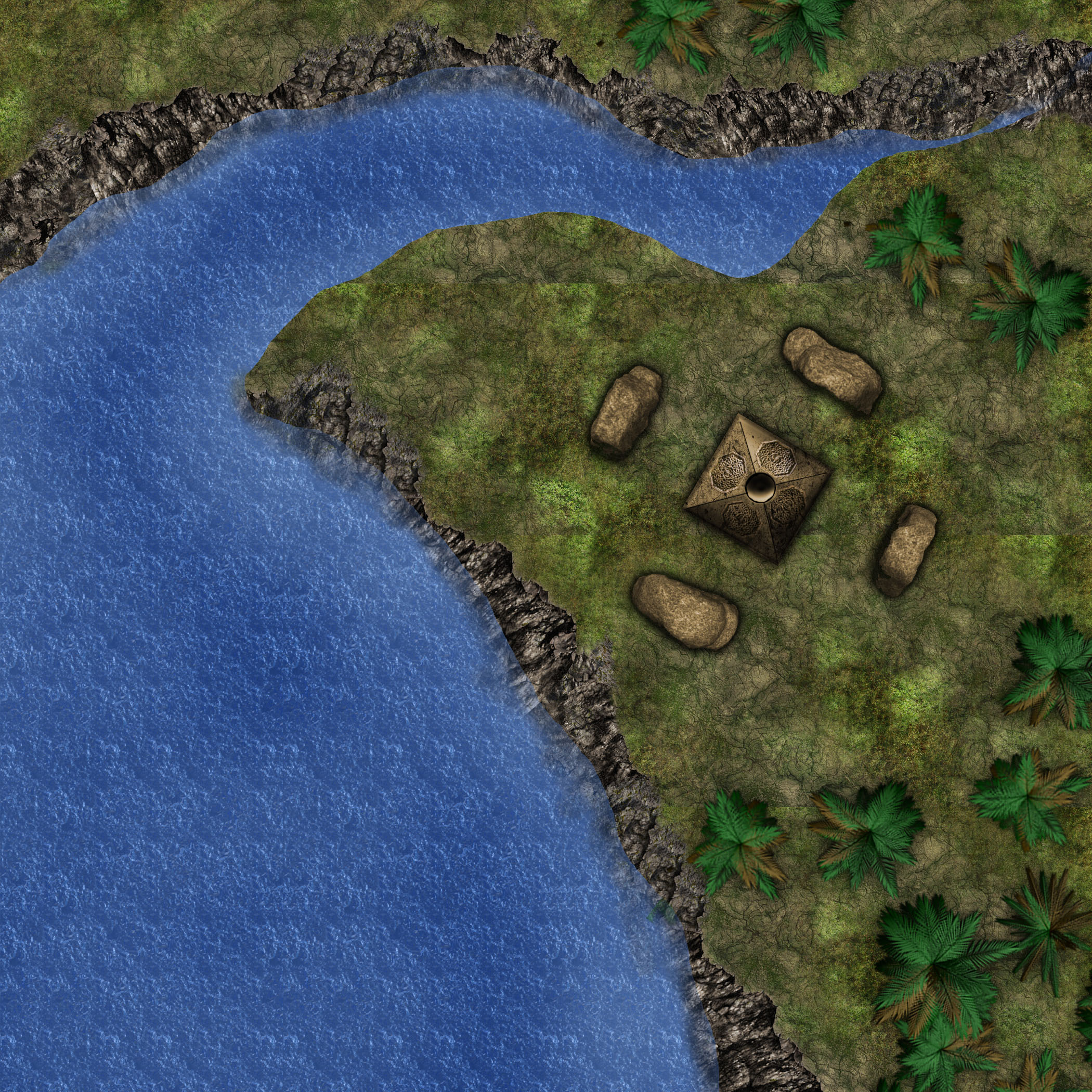 VTT_Map_Temple_Jungle_Island_28x28A