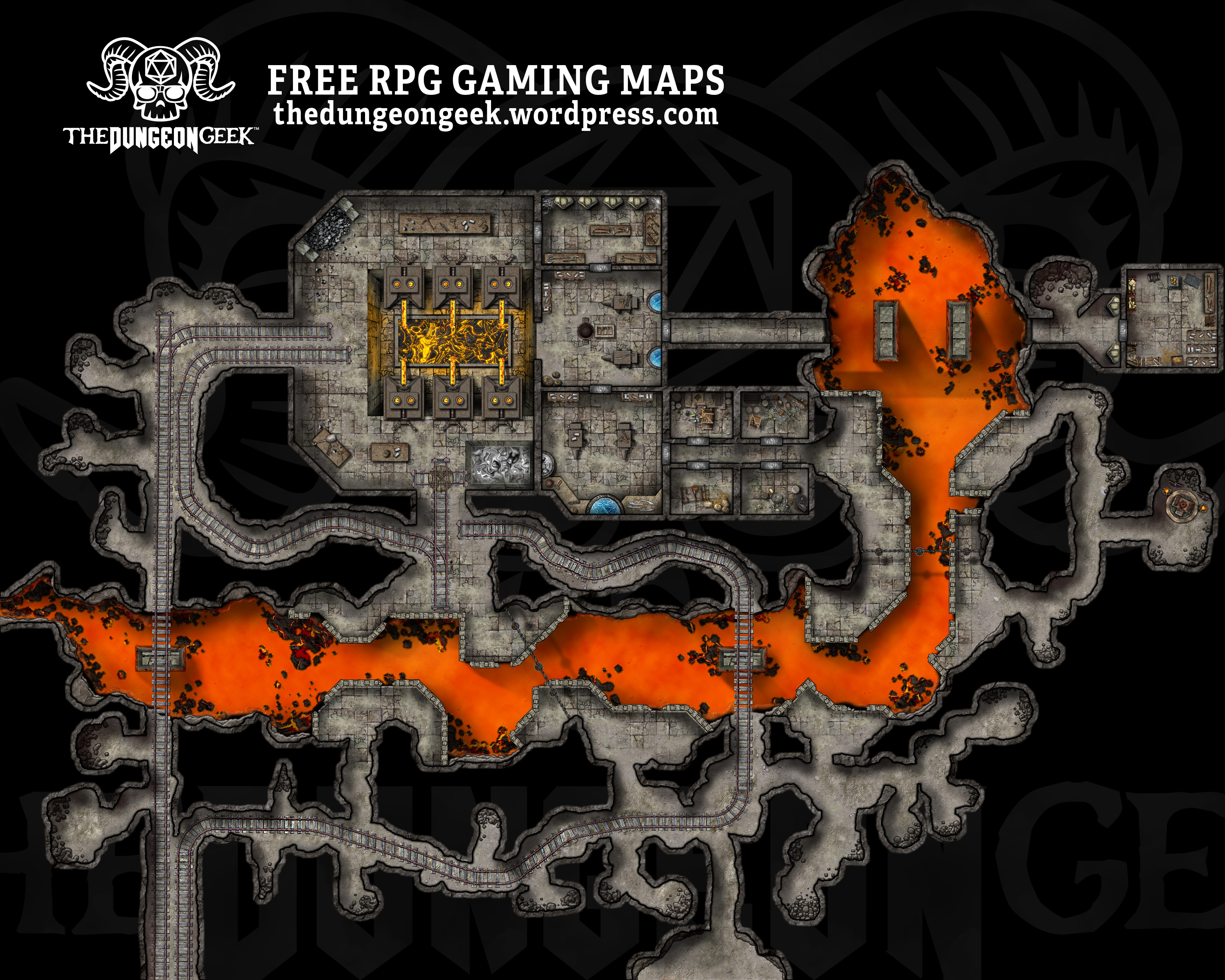 VTT_Map_Volcanic_Dwarven_50x40