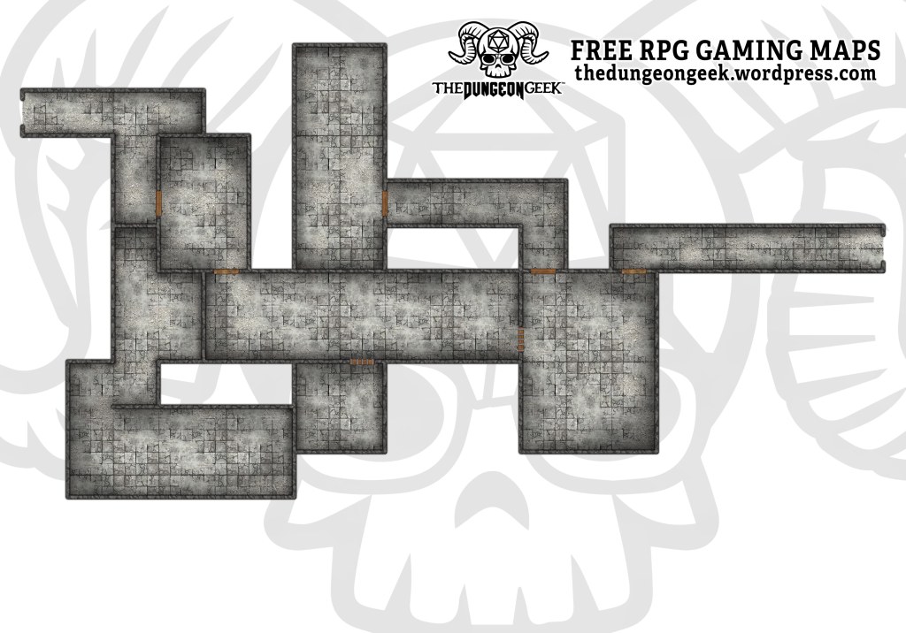 Free RPG Battlemap – Jim Murphy’s Lair&nbsp;Trap