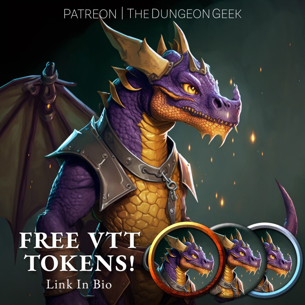POP:D&D –  Spyro the Dragonborn– VTT Character&nbsp;Tokens