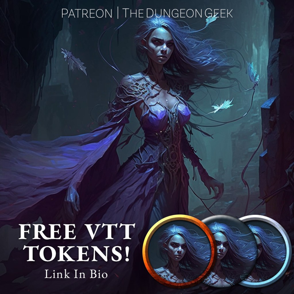 POP:D&D – Lloth Sorcerer Emily Ratajkowski – VTT Character&nbsp;Tokens