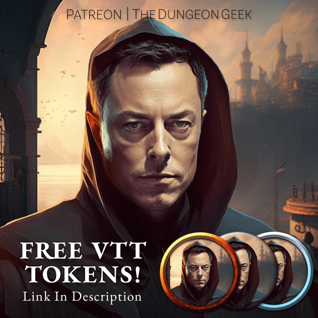 POP:D&D – Lord Elon Musk – VTT Character&nbsp;Token